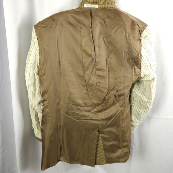 Lauren Ralph Lauren Mens 40R Beige Silk Wool 2-Button Sports Coat Blazer - Picture 6 of 8